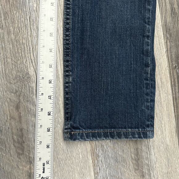 Levis 511 Red Tab Faded Dark Wash Blue Mens 30x30 Slim Fit Stretch Denim Jeans - Picture 7 of 11